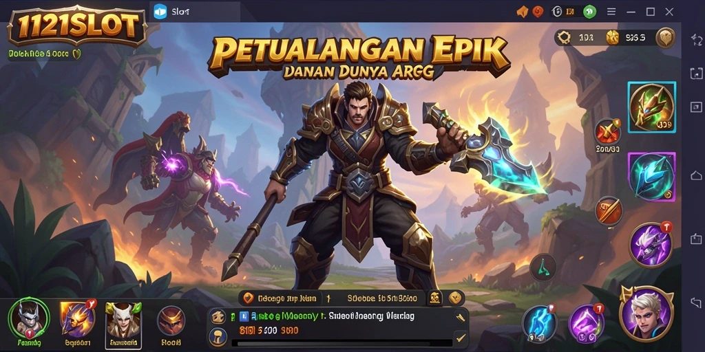 Tangkapan layar menunjukkan aksi seru dalam gameplay ARPG.
