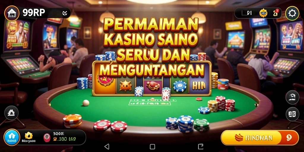 Gameplay seru dan mengasyikkan di 99RP Kasino.