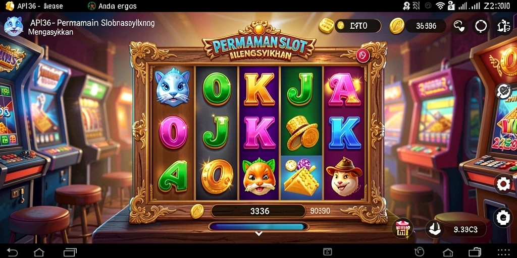 Screenshot API36 menampilkan gameplay Slot yang menyenangkan.