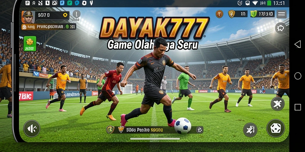 Tampilan gameplay olahraga yang seru dan menarik di DAYAK777.