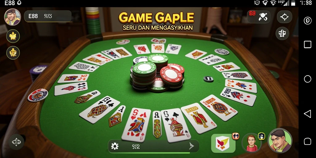 Tampilan gameplay E88 yang seru dan interaktif.