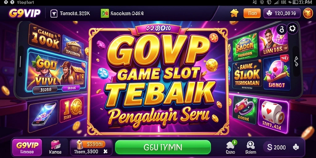 Tampilan utama G9VIP dengan gameplay Slot yang mengasyikkan.