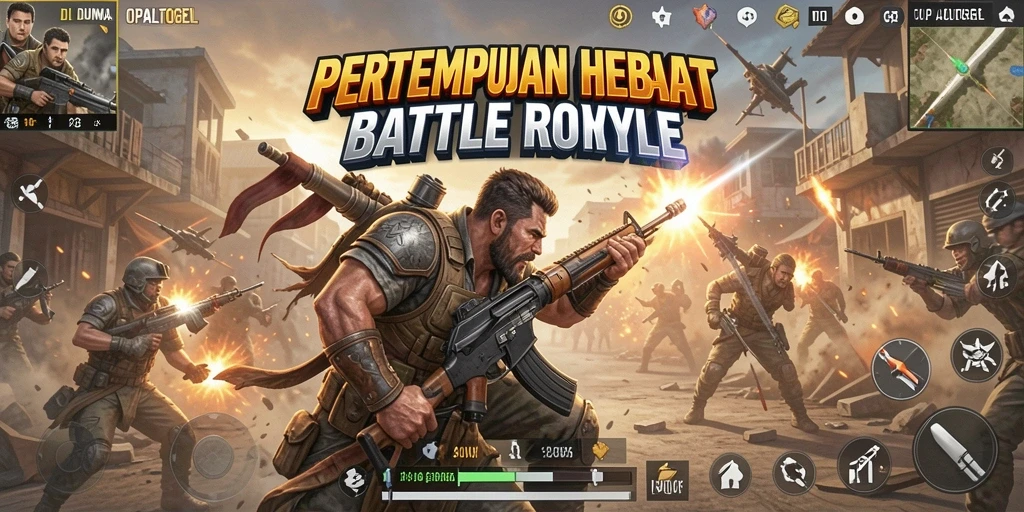 Tampilan intens dari pertempuran Battle Royale OPALTOGEL.