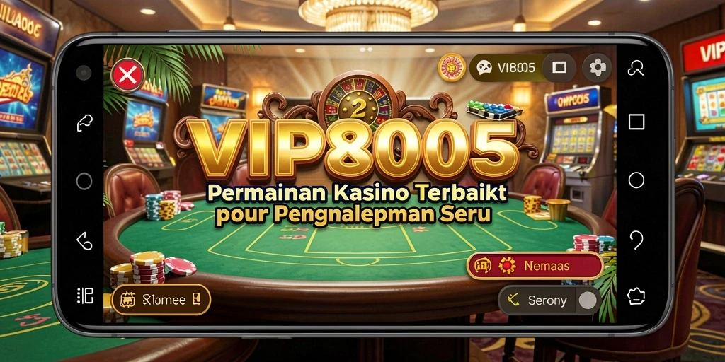 Screeenshot VIP805 menunjukkan gameplay Kasino yang seru dan interaktif.