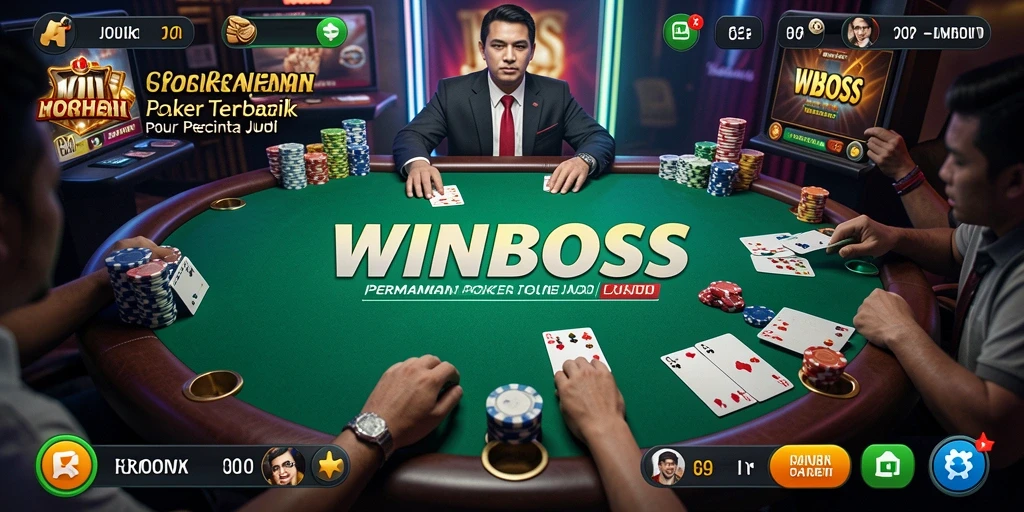 Gameplay seru di WINBOSS menghadirkan aksi Poker nyata.
