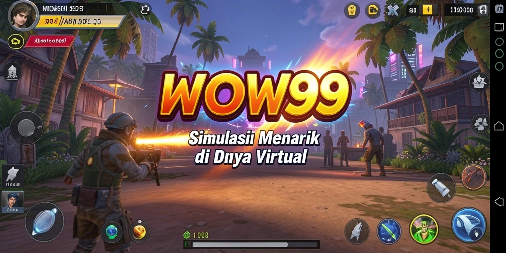 Tangkapan layar gameplay WOW99 menampilkan pengalaman simulasi yang mendalam.